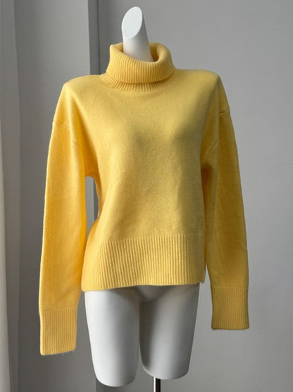 Cowl Neck Solid Color Knit Pullover Sweater For Women 2026