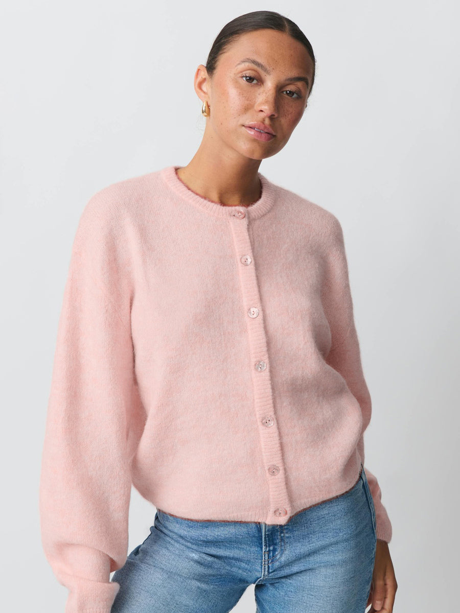 Crewneck Knit Basic Pullover Cardigan For Women 2026