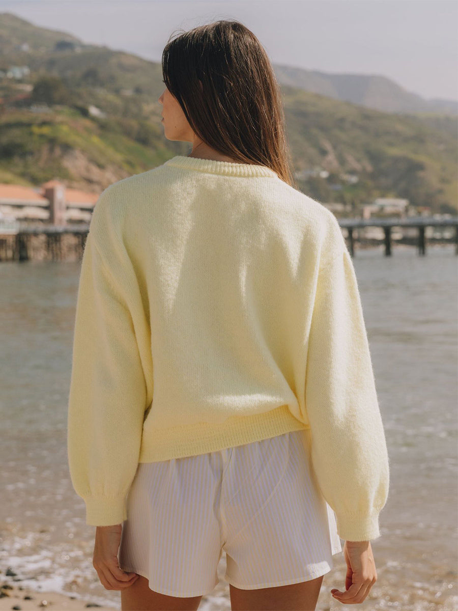 Knitted Cardigan Sweater With Drop Shoulder And Long Sleeve For Women 2026