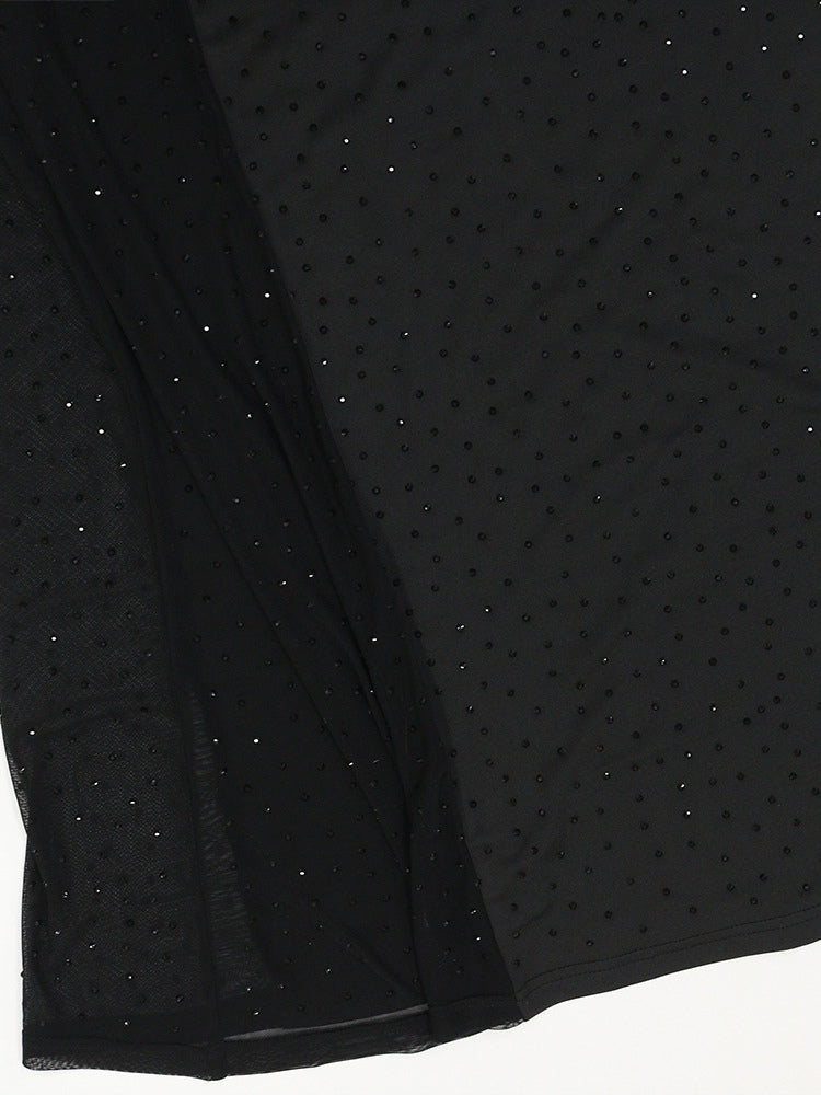 Sheer Side Sequin Sleeveless Bodycon Maxi Party Dress For Women 2026