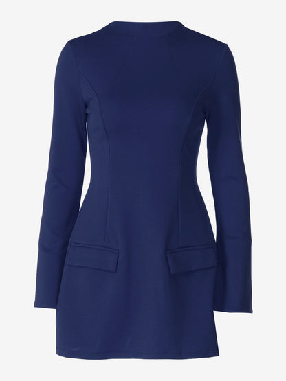 Minimalist Long Sleeve Mini Bodycon Dress For Women 2026