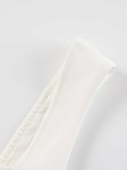 White Sleeveless A-line Flare Mini Dress For Women 2026