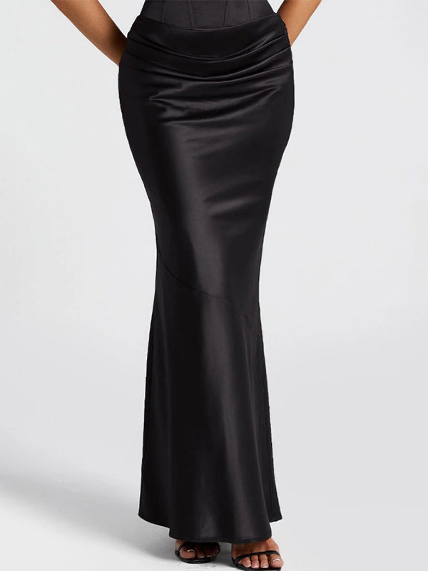 Rhinestone Lace Up Back Corset And Long Skirt Party 2-Piece Set For Women 2026
