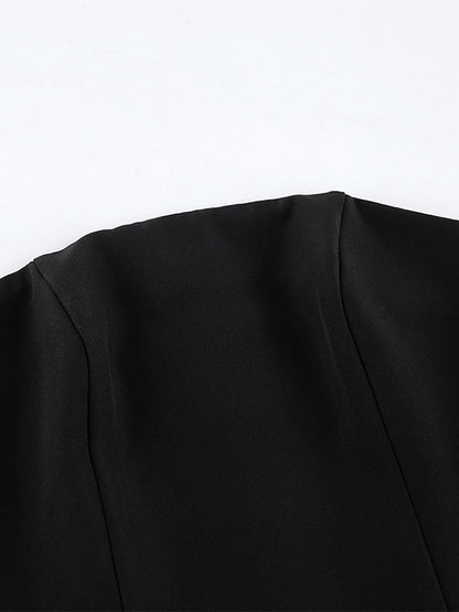 Strapless Summer Mini Dress With Asymmetric Pleated Drape For Women 2026