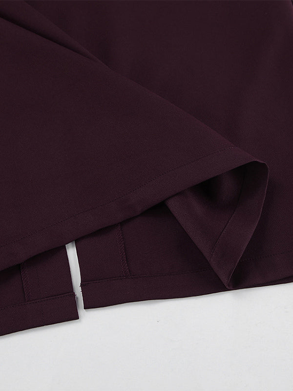 Back Slit Women Maxi Skirt - Elegant High Waist Straight Column - Quiet Luxury Office Wear 2026