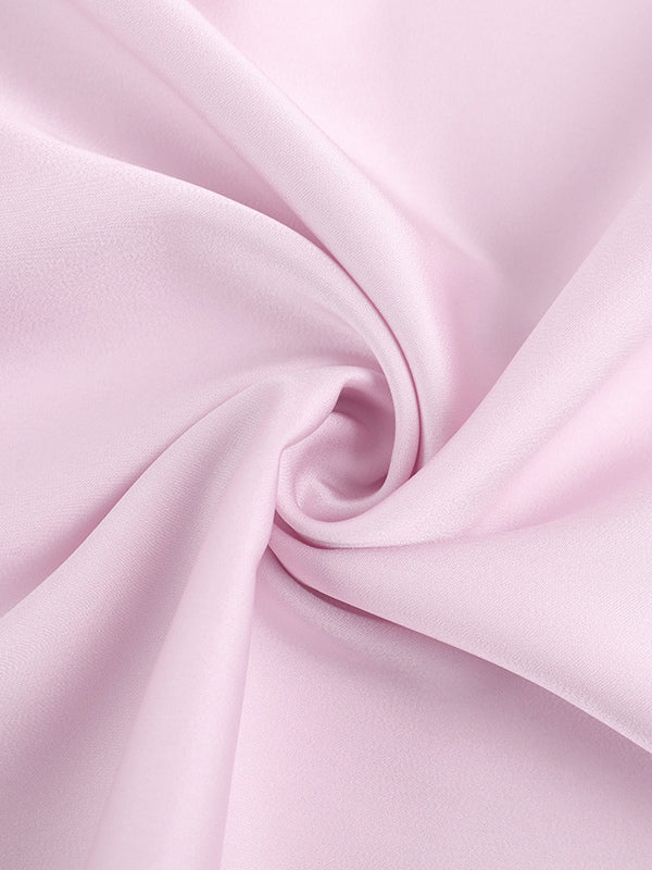 Baby Pink Women Maxi Dress - Elegant Ruffle V-Neck Tie Front Slip - Coquette Aesthetic Summer Vacation Beach Dress 2026