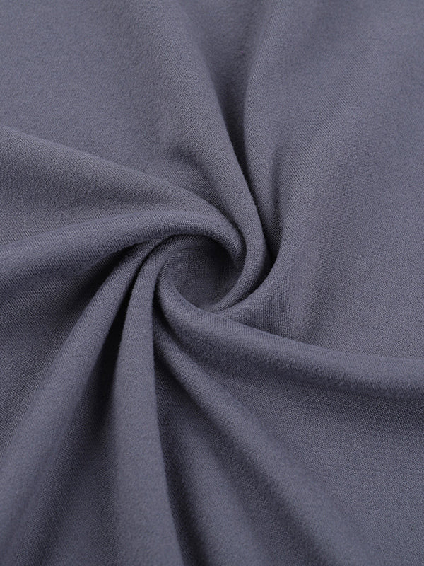 Grey Cowl Neck Women Maxi Dress - Elegant Backless Slim Bodycon - Minimalist Evening Gala 2026