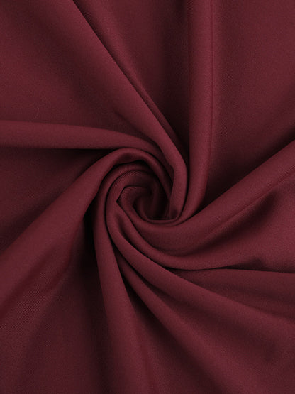 Burgundy One Shoulder Women's Maxi Gown - Elegant Ruched Bodycon Long Dress - Old Money Aesthetic Evening Party Wear 2026