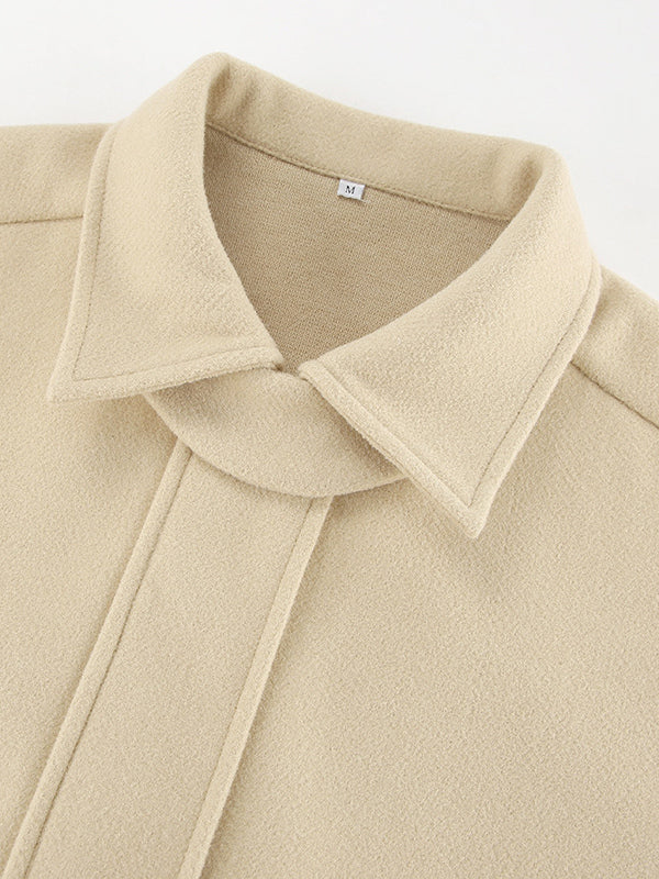 Dropped Shoulder Women's Bomber Jacket - Harrington Minimalist Zip Up Outerwear With Throat Latch - Casual Spring Outfits 2026