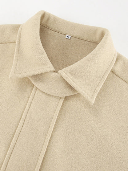 Dropped Shoulder Women's Bomber Jacket - Harrington Minimalist Zip Up Outerwear With Throat Latch - Casual Spring Outfits 2026