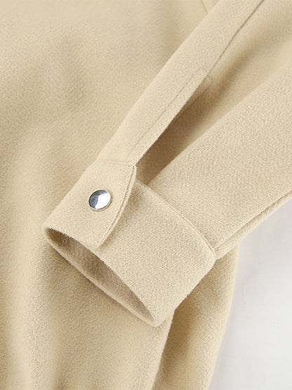Dropped Shoulder Women's Bomber Jacket - Harrington Minimalist Zip Up Outerwear With Throat Latch - Casual Spring Outfits 2026