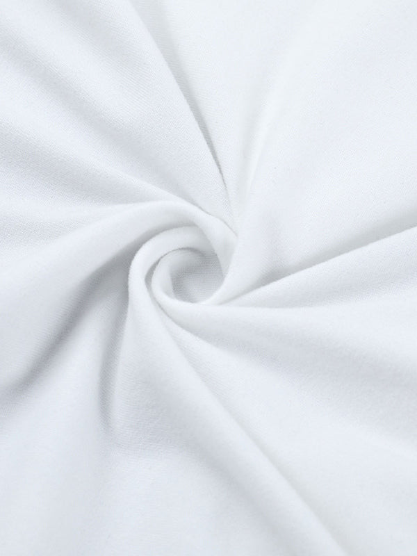 Lace Trim Bow Tie Front Cropped Top For Women - White Slim Fit Long Sleeve Fairycore Blouse - Spring Night Out Clubwear 2026