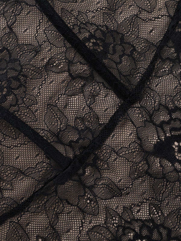 Lace Corset Dress For Women - Black Off Shoulder Long Sleeve Bodycon Mini Dress - Spring Clubwear Evening Party 2026