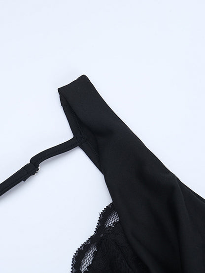 Cowl Neck Maxi Dress For Women - Black Elegant Lace Trim Bodycon Long Dress - Spring Evening Party Cocktail Wear 2026