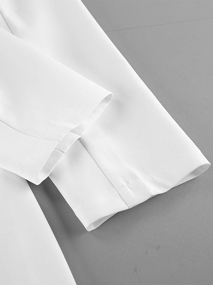 Blazer Dress For Women's Elegant Mini Dress - Wrap Tie Waist Notch Lapel Slim Fit - Spring Office Wear 2026