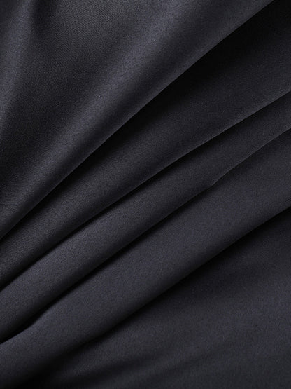 Mesh Sleeve Mini Dress For Women - Black Elegant Mock Neck Puff Skater - Spring Evening Cocktail 2026