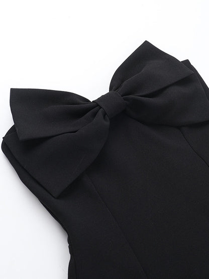Coquette Bow Dress For Women - Strapless Sweetheart A Line Mini Dress - Summer Birthday Party 2026
