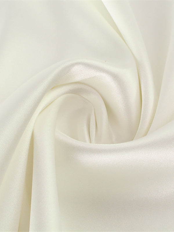 Minimalist Scarf Neck Strapless Dress For Women - Elegant Mermaid Maxi Gown - Spring Formal Evening Gala 2026