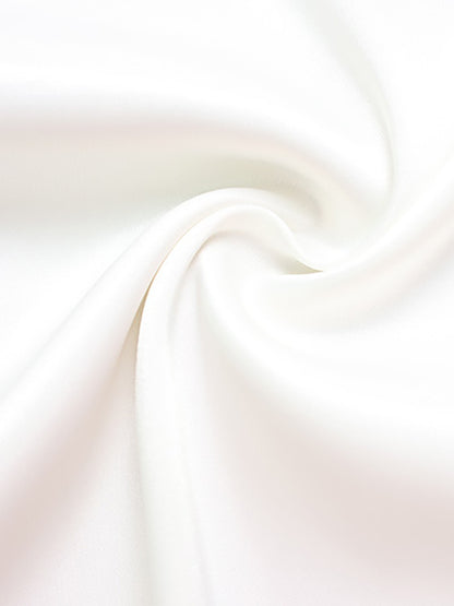White Satin Women Maxi Dress - Elegant Silk Style Cowl Neck Backless Sleeveless Gown - Summer Evening Party Prom 2026