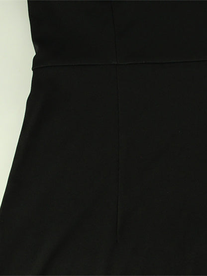 Sequin Midi Slip Dress For Women - Black Elegant Mermaid Hem Spaghetti Strap Cami Gown - Summer Evening Partywear 2026