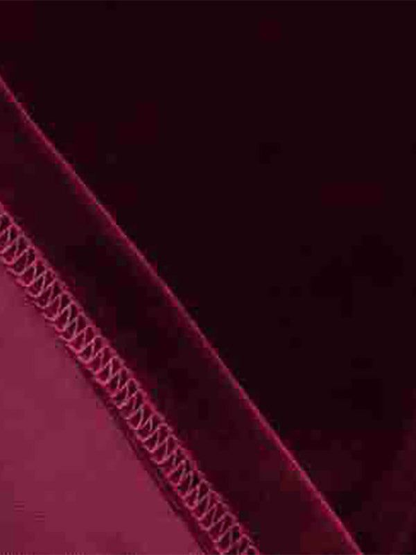 Chic Fitted Burgundy Gown With A Line Skirt Perfect For Evening Events