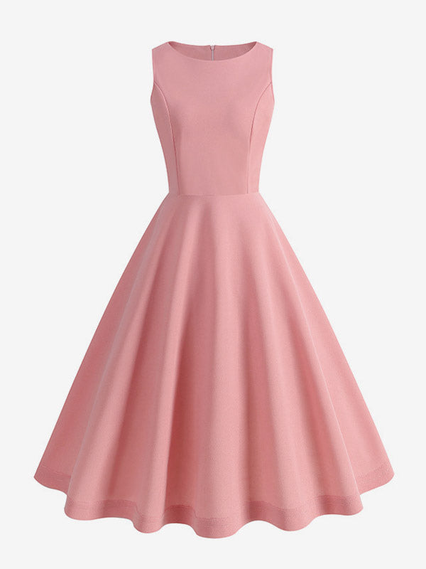 Chic Fitted Pink Gown With A Line Skirt Perfect For Summer Events