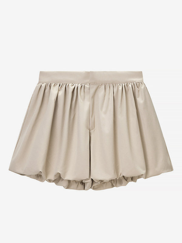 2-Piece Sets Pant Set White Pleated Polyester Turndown Collar Long Sleeves Sets