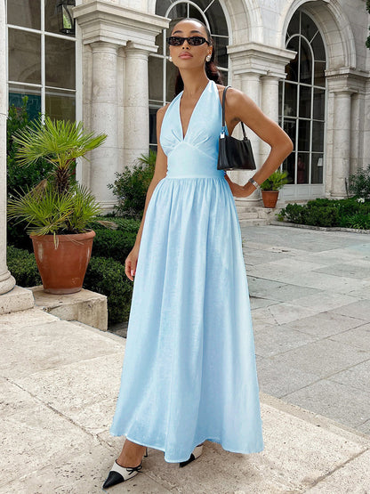 Chic Fitted White Gown With V Neckline Perfect For Summer Events