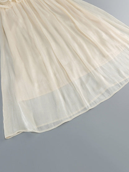 Party Dress Maxi Apricot Strapless Sleeveless Backless Chic Semi Formal Gown