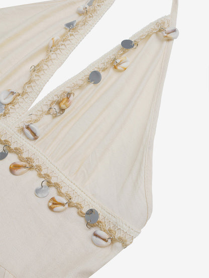 Backless Halter Maxi Dress With Ruffle Details Boho Glamour For Beach Beyond