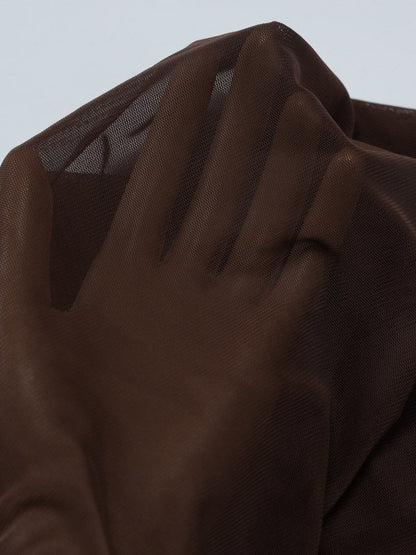 Party Dress Dresses Maxi Coffee Brown Strapless Pleated Sexy Semi Formal Summer Dress