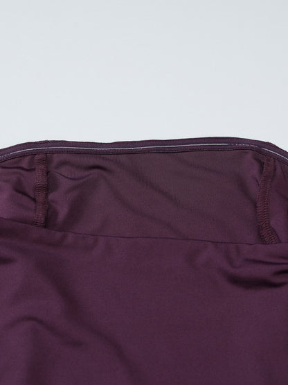 Party Dress Dresses Maxi Purple Strapless Pleated Sexy Semi Formal Summer Dress