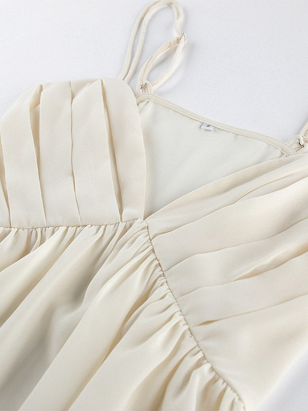 Apricot Cami Top V-Neck Strappy Chic Camis For Women