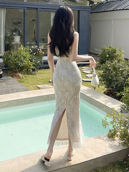 Night Out Dresses Black Printed Sleeveless Straps Neck Summer Dress
