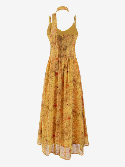 Daily Dresses For Women Deep Purple Polyester Shaping Sleeveless Straps Neck Dress