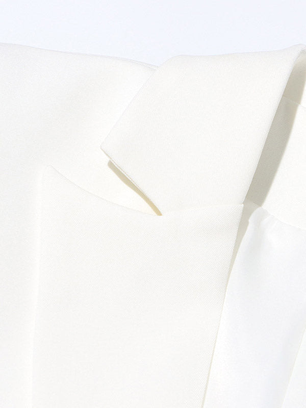 Blazer For Women V-Neck Cut Out Long Sleeves Outerwear
