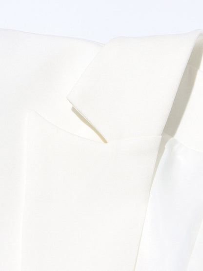 Blazer For Women V-Neck Cut Out Long Sleeves Outerwear