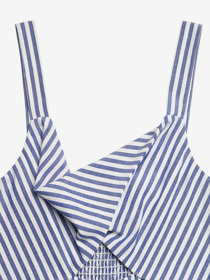 Two Piece Sets Pant Set Blue Chic Resort Wear Cut Out Shaping Sleeveless Dress