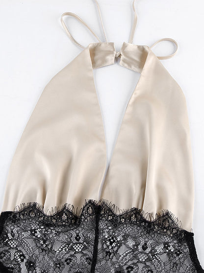 Party Dress Maxi Khaki Halter Cut Out Clothes Sexy Semi Formal Dress