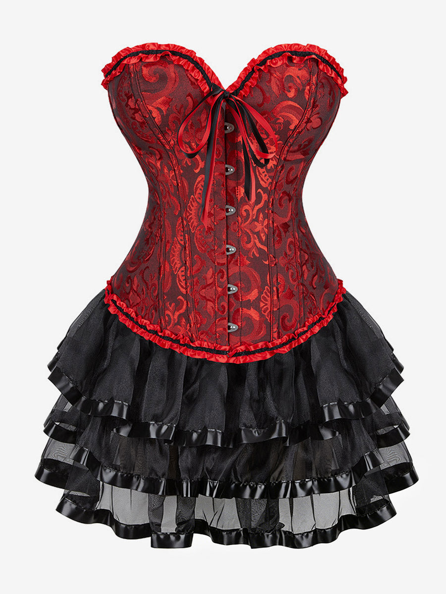Night Out Dresses Corsets Burgundy Sleeveless Strapless Backless Summer Dress