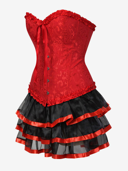 Night Out Dresses Corsets Burgundy Sleeveless Strapless Backless Summer Dress