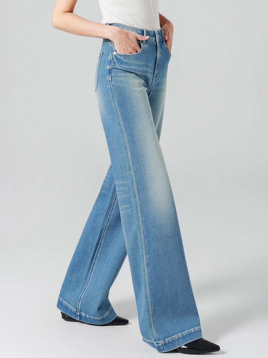 Jeans Women's Bottoms Modern Jeans Elegant Raised Waist Denim