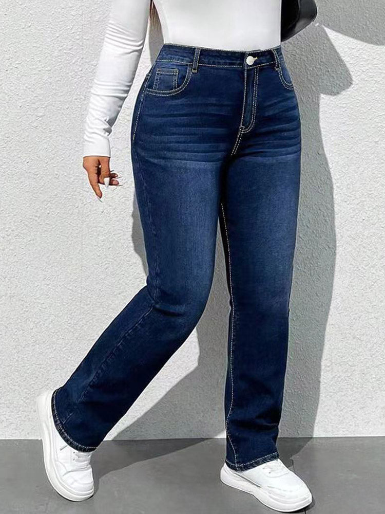 Jeans Women's Bottoms Modern Casual Denim Daily Casual Jeans