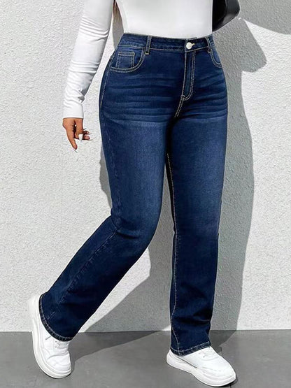 Jeans Women's Bottoms Modern Casual Denim Daily Casual Jeans