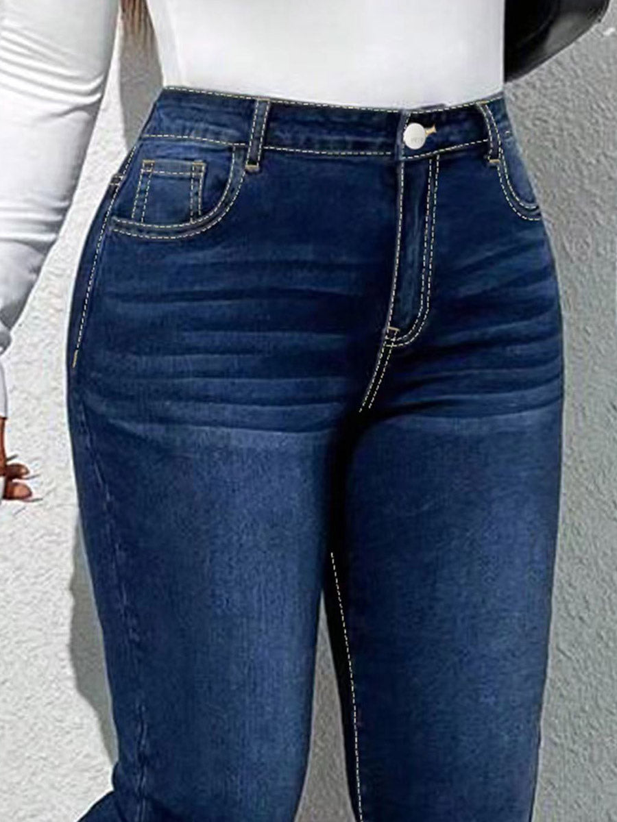 Jeans Women's Bottoms Modern Casual Denim Daily Casual Jeans