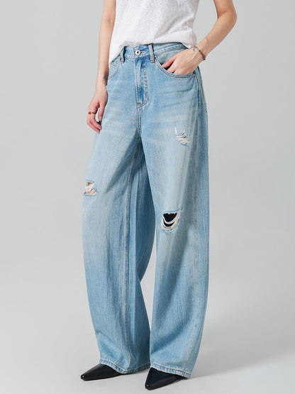 Jeans Women's Bottoms Sexy Casual Raised Waist Jeans