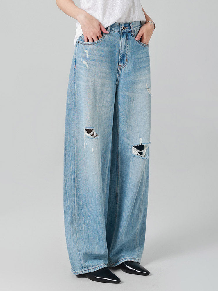 Jeans Women's Bottoms Sexy Casual Raised Waist Jeans