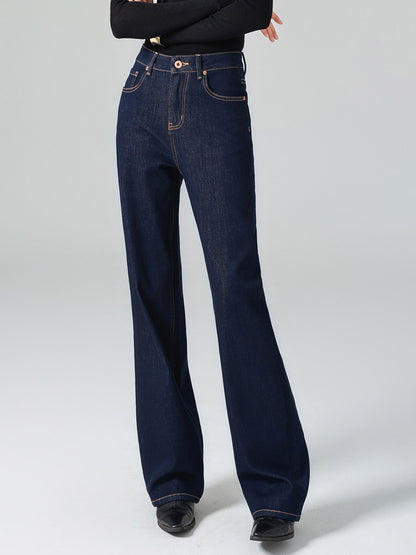 Jeans Women's Bottoms For Woman Wide Cool Cotton Elegant Jeans