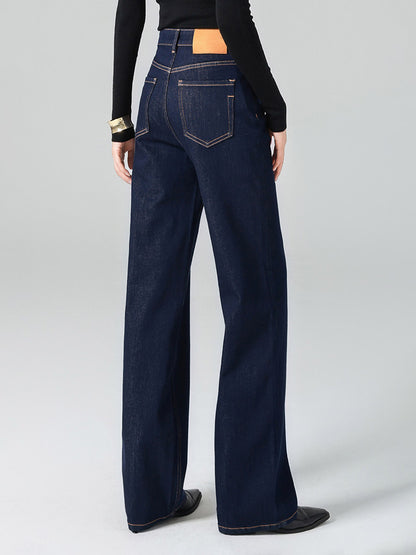 Jeans Women's Bottoms For Woman Wide Cool Cotton Elegant Jeans