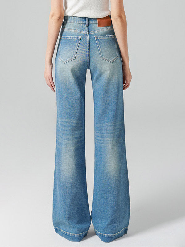 Jeans Women's Bottoms Modern Jeans Elegant Raised Waist Denim